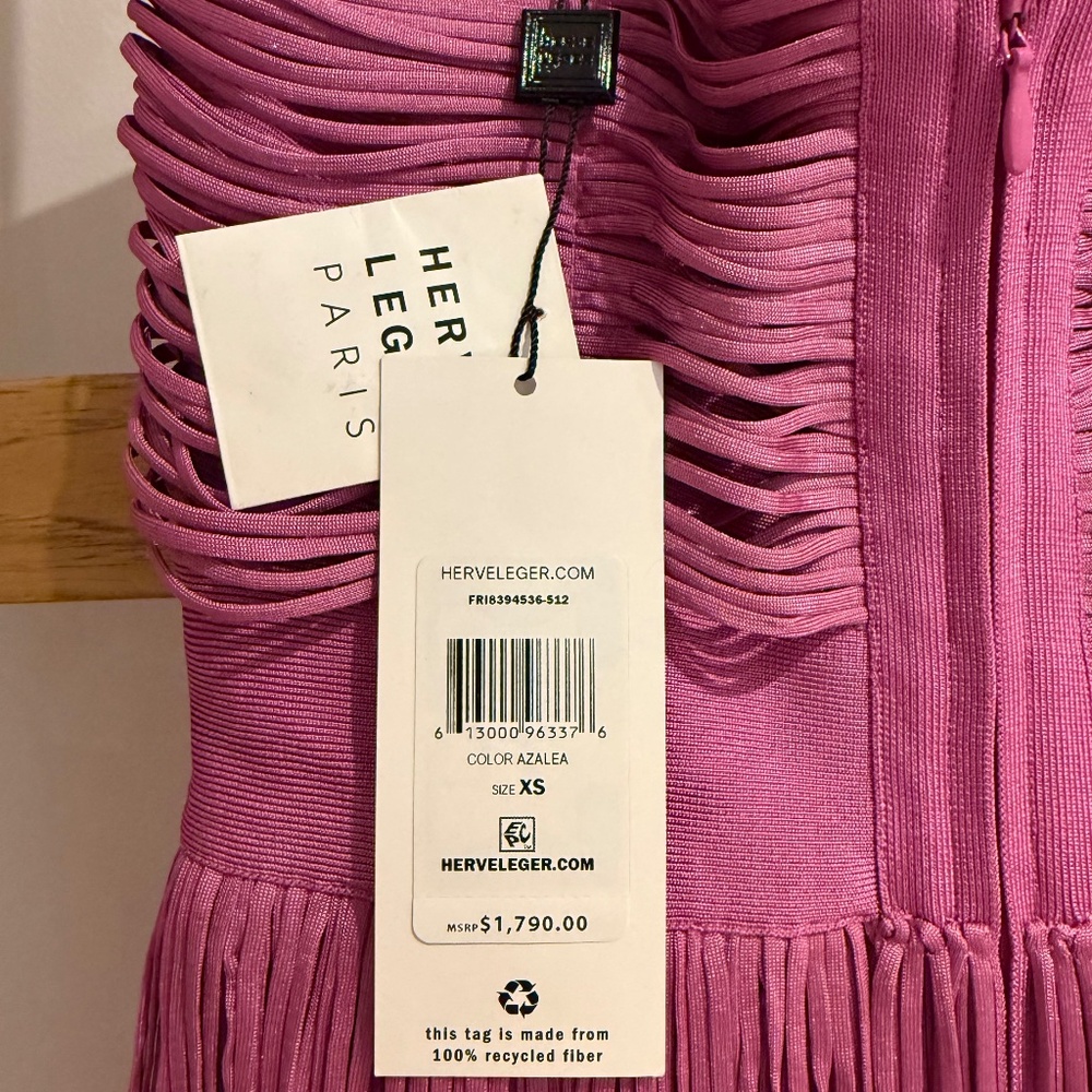 Herve Leger Fringe dress